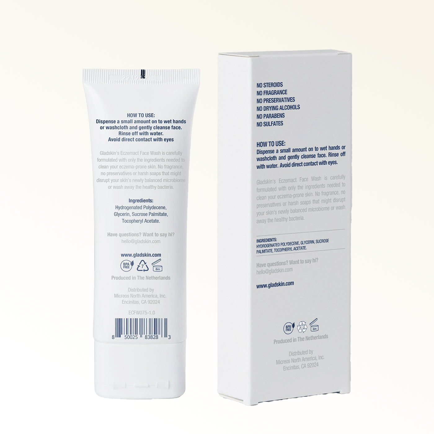 Eczema Cream + Face Wash Set